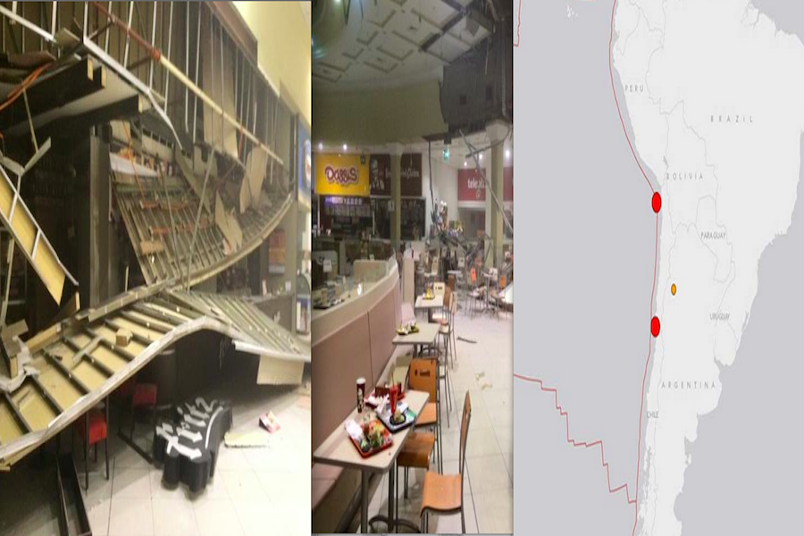 Fuerte sismo remece Chile, hay alerta de tsunami