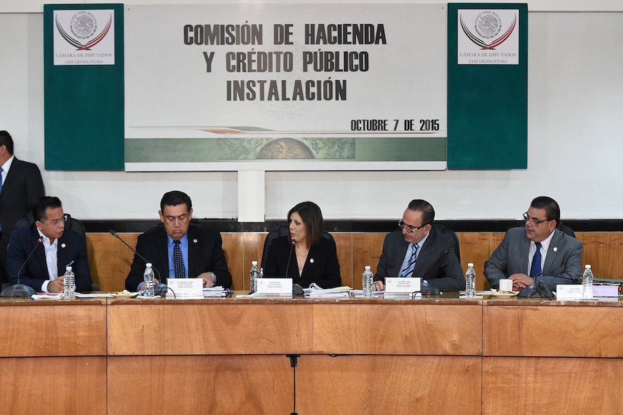 Instalan Comisión de Hacienda  de la Cámara de Diputados que analizará el paquete económico 2016