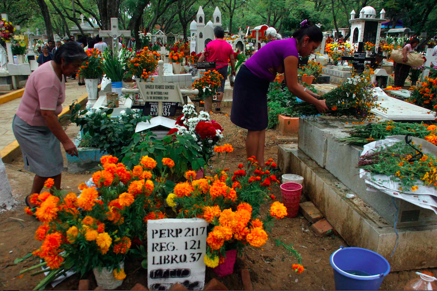 Operativo de la PROFECO en mercados y panteones por El Día de Muertos