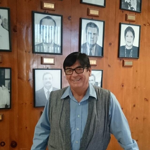 Luciano de la Peña,  dirigente interino del Sindicato Estatal de Bucrócratas